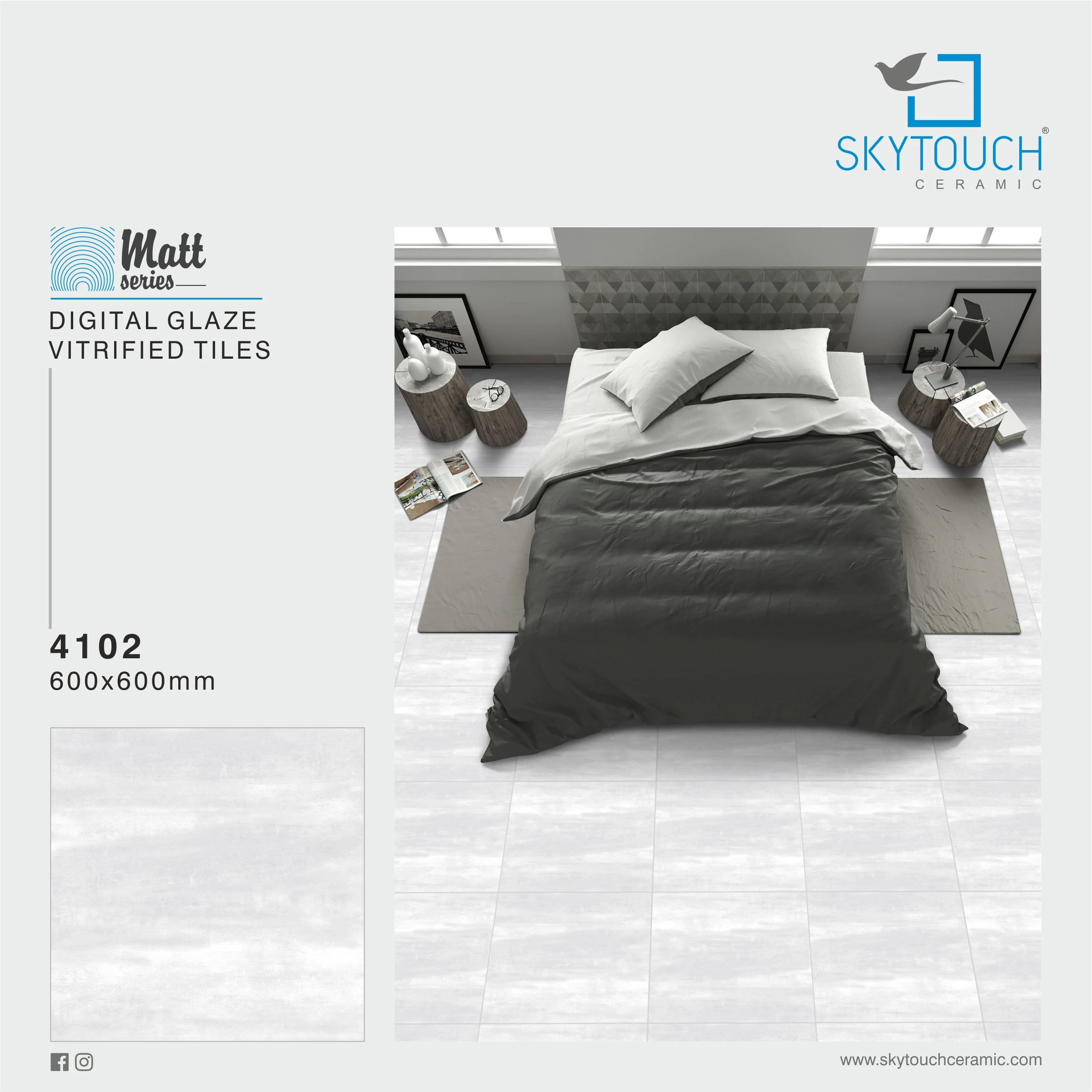 Top Quality  Good Price Light Color Gres Outdoor Porcelain Matt Flooring Tiles Use Porcelain Floor Tiles 600x600 From India from leading exporter