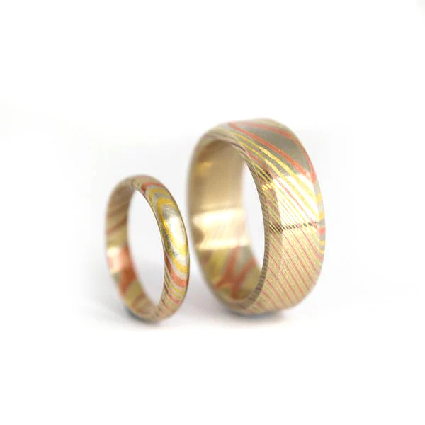 
RING CUSTOM HANDMADE MOKUME RING BEAUTIFUL RING 