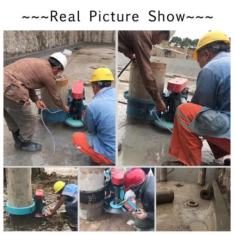 factory direct sale concrete formed pile cutting machine reinforced concrete pile cutter
