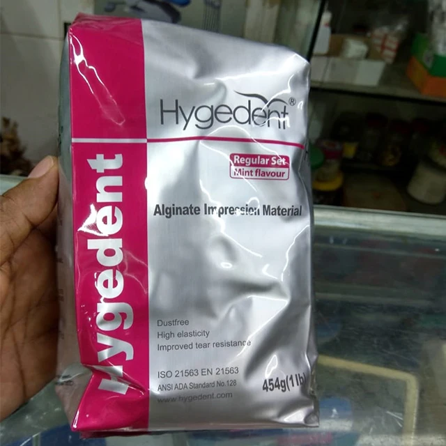 Dental alginate impression material