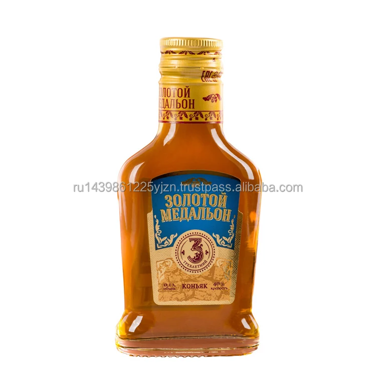 Gold Medallion 3 stars high quality cognac excellent aroma and long aftertaste factory price, alcoholic beverage