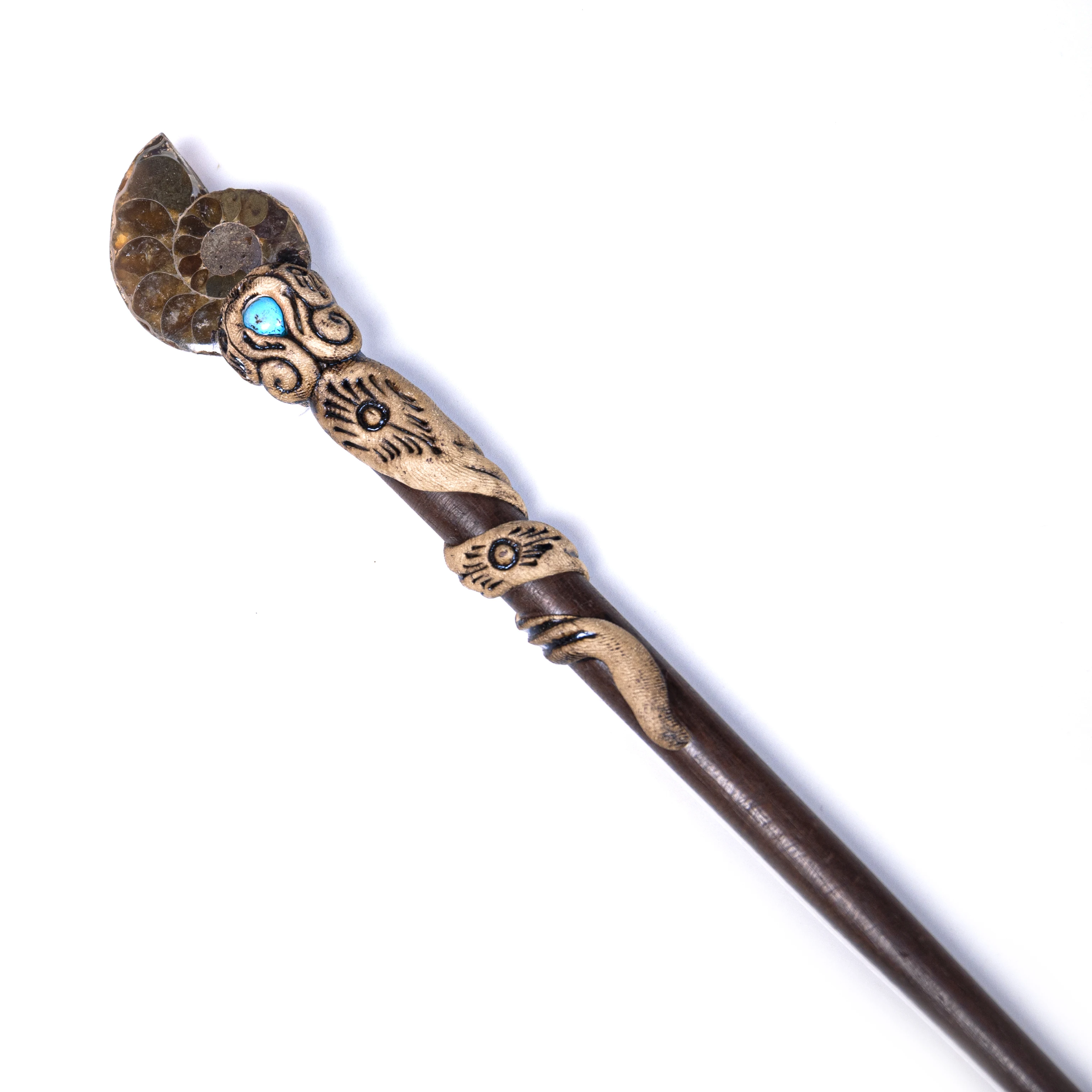 Ammonoids Vintage Simulated hair Clip Crystal Rhinestone Hairpin Hair Accessories Jewelry Hair Sticks