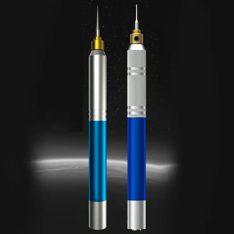 Low Price Blue Micro Polishing Wooden Name Gift Custom Electric Metal Engraved Pens