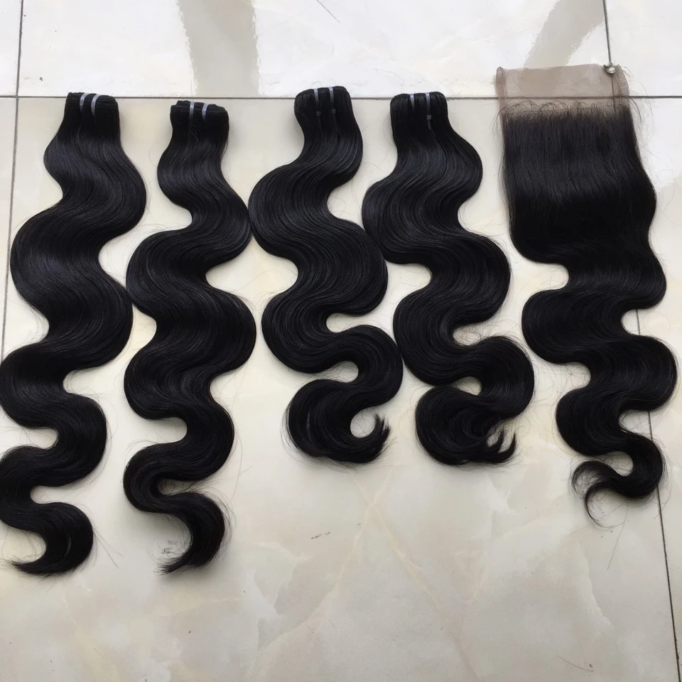 
WHOLESALE DEALS Body wave natural colour, hair bundle for raw Vietnam, Human Hair Extension 