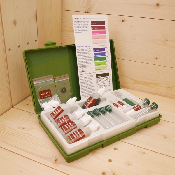 Professional Soil Kit with 80 Tests pH, N, P, K