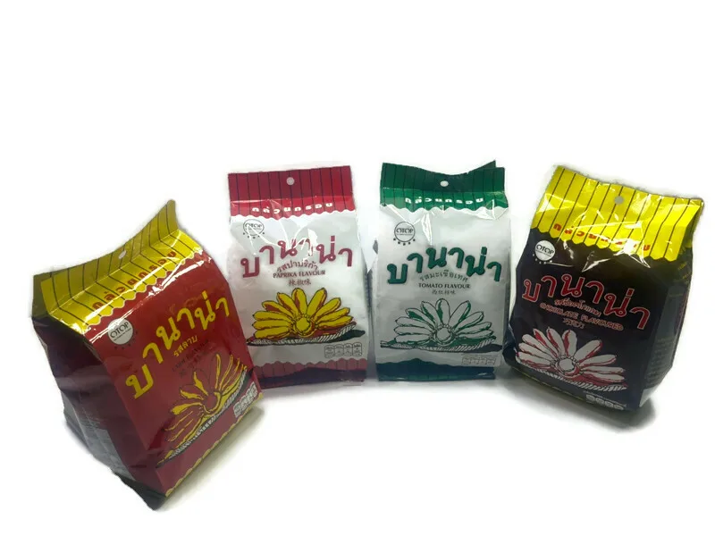 
Crispy Banana Chocolate Flavor Snack Thailand 