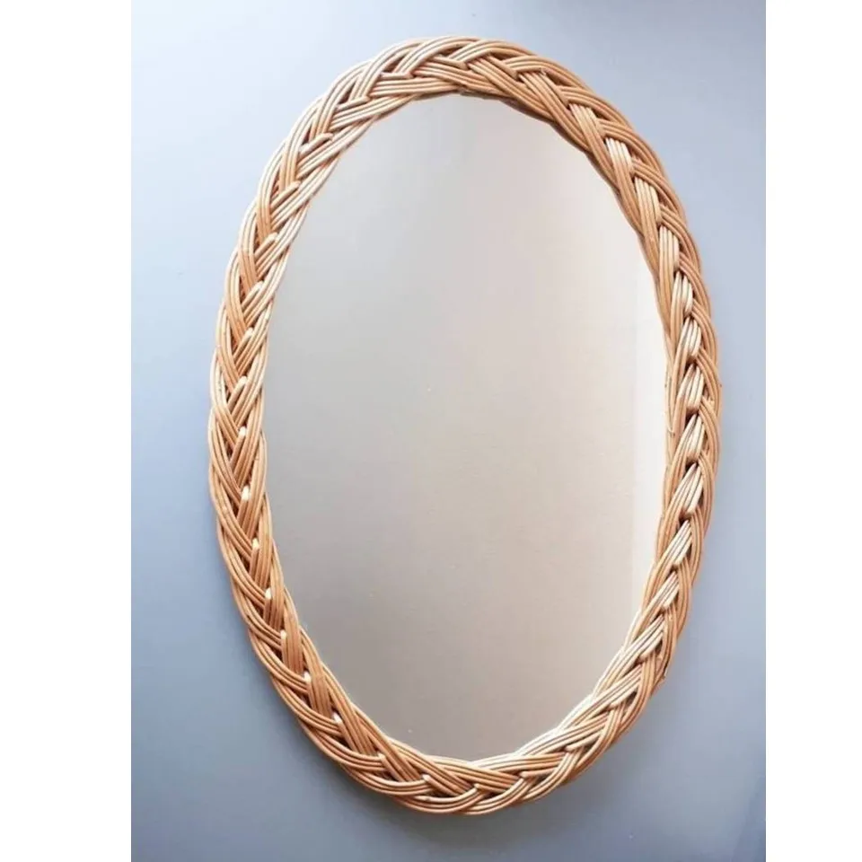  Гарантированное зеркало из ротанга гиацинта плетеное в европейском стиле для жилых помещений подарок Вьетнама