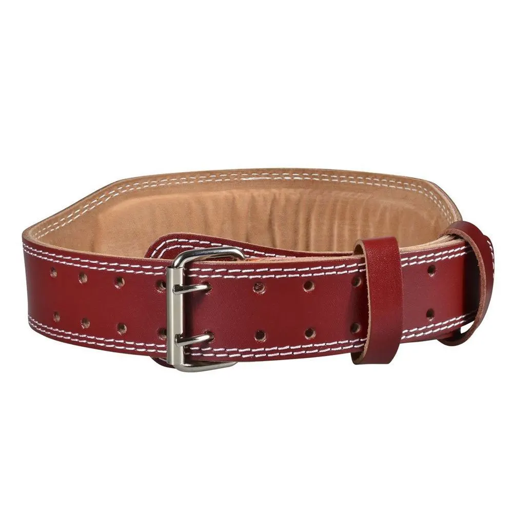 Custom logo leather arrow belt Weight Lifting Leather Gym Training Support Fitness Exercise Bodybuilding Belt