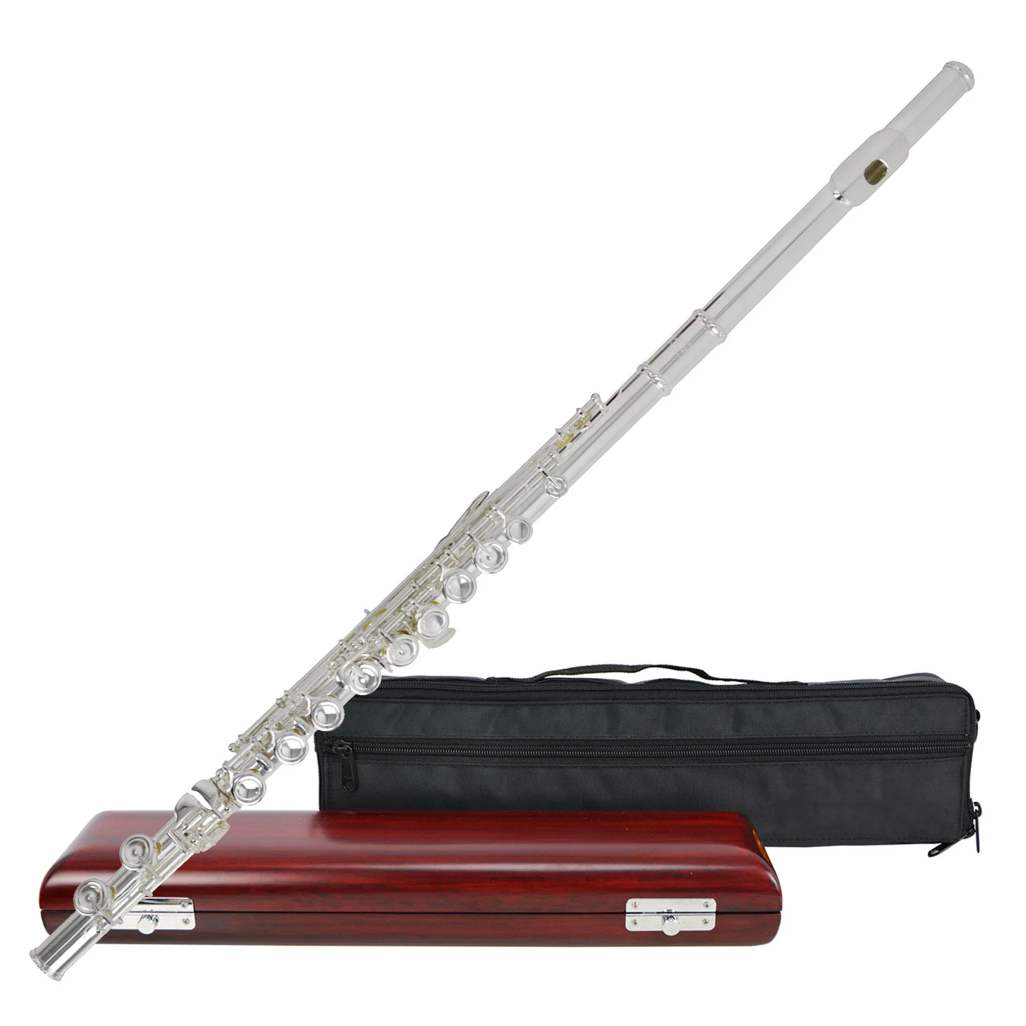 Montreux Concert Series Flute Solid Silver Headjoint with Hard Case and Carry Bag