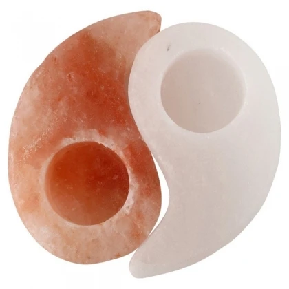 Natural Himalayan Salt Candles Crafts Gift Antiques Crystal Pink Rock Air Mood Fresher Stones Table Candle Ionizing