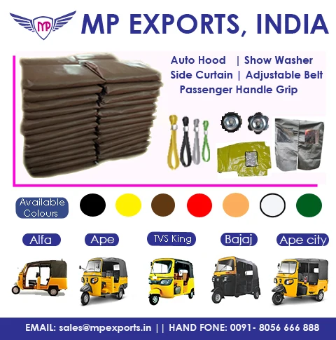 best quality tuk tuk rexine top hood bajaj tvs ape models canopy at best price in tanzania