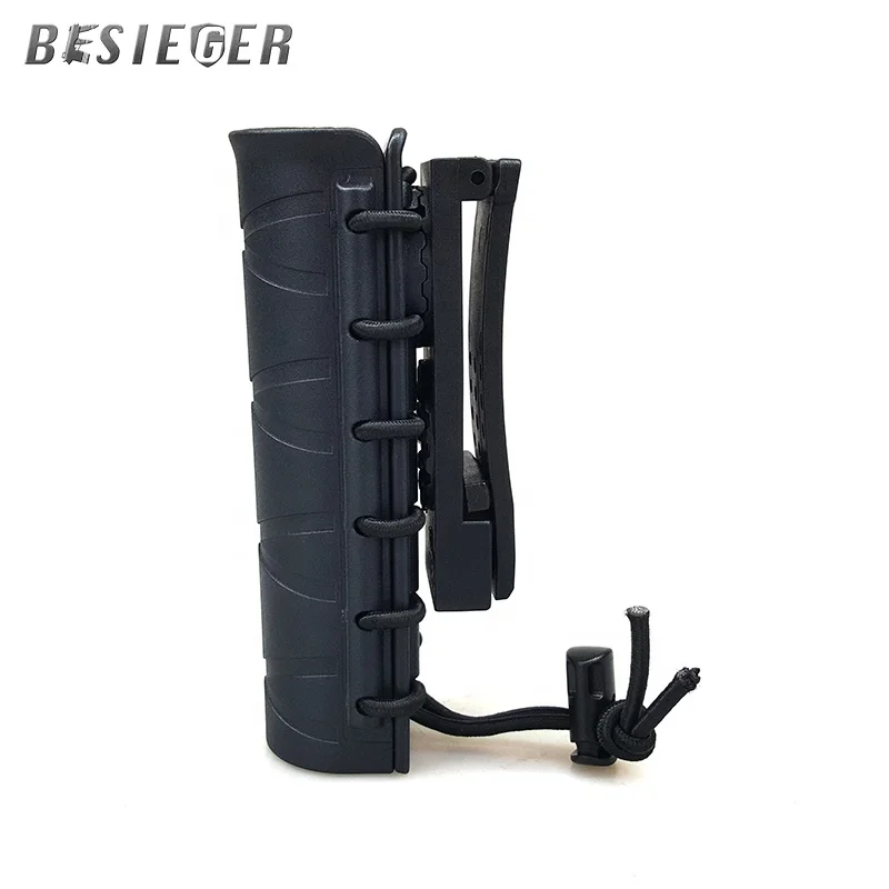 
High quality nylon plastic sleeve, 360 degree rotating elastic tightening rope sleeve/suitable for police telescopic stick 
