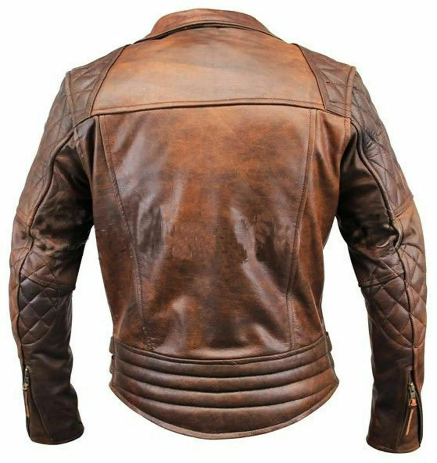 Mens And Women wholesale Genuine leather jackets jacket women puffer brown Cow hide Genuine Leather Jacket Winter Season Fashion