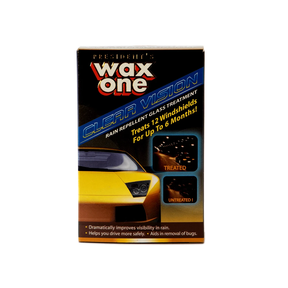 The Best Quality of WaxOne Clear Vision Glass with Film Cleaner Wash Spray Anti Unclear Window During Rainfall 135ML
