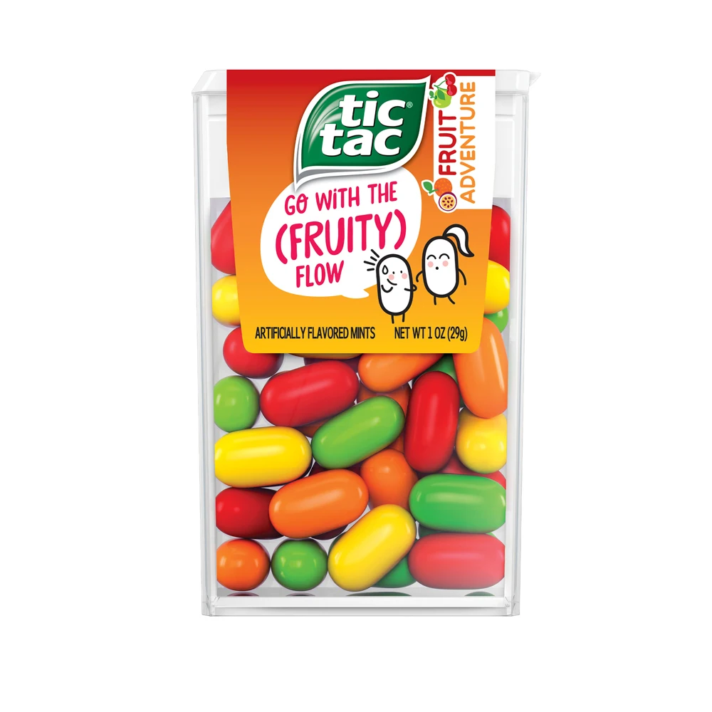 Display Packing Tic Tac Fruity Tablet Candy Mints