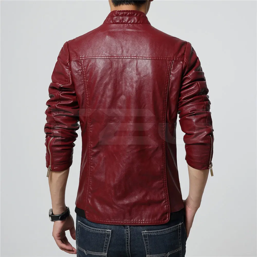 Most Popular Quality Custom Men Leather Jacket Pakistan Made Top Product