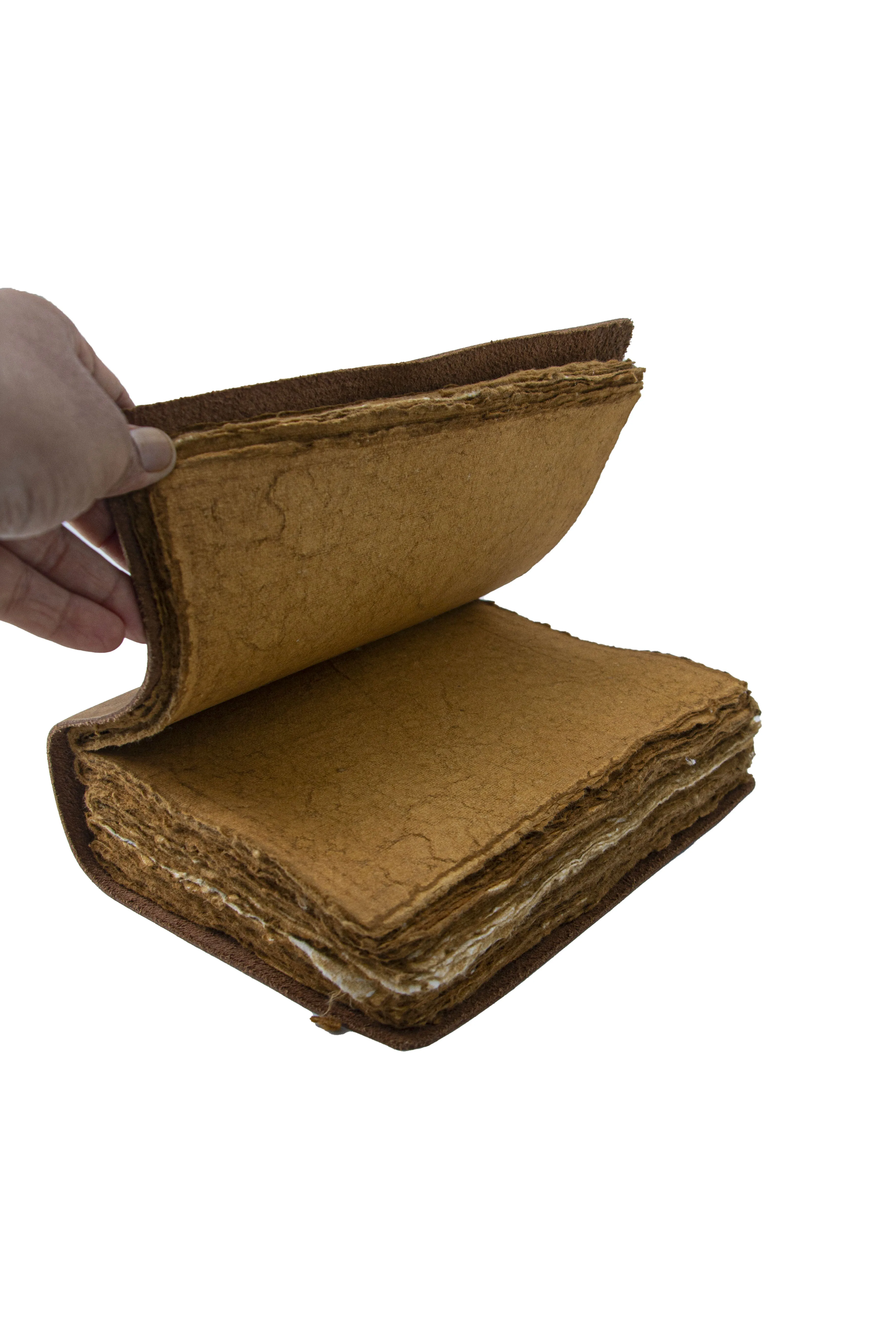 B5 Deckle Edge Blank Paper Note Book Journal Brown Plain 2023 Most Hot Selling High Quality Journal Notebook Inner 120 Pages