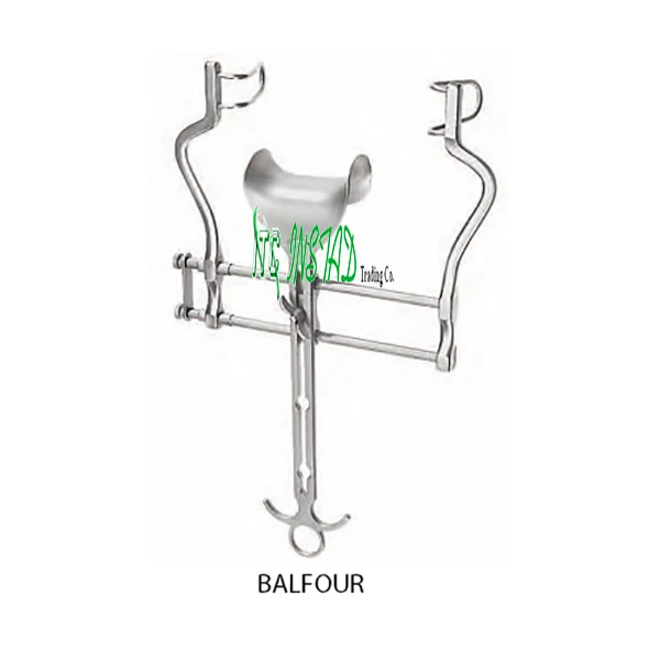 klini Balfour abdominal retractor 180mm spread