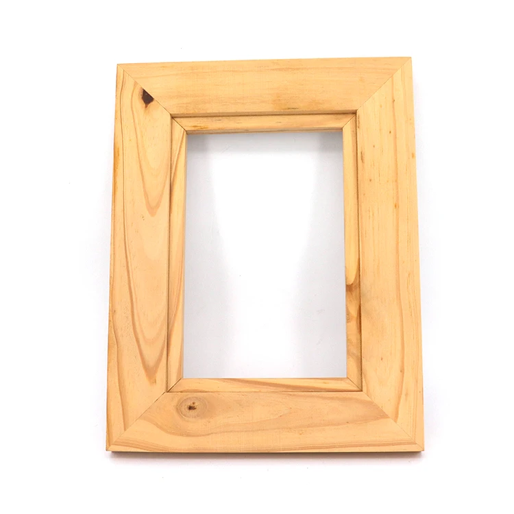 High Quality Varnishing Coating Smooth Wood Touch Feel Customize Craft Solid Wood Wooden Photo Picture Frame