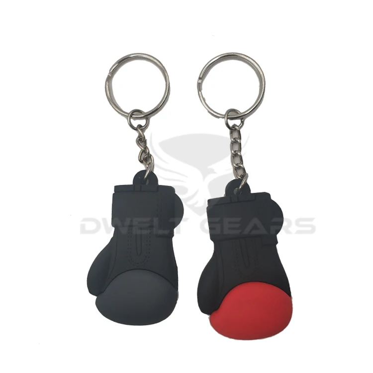 Mini Boxing Gloves Key chain for Car Hanging On Mirror and hand bags