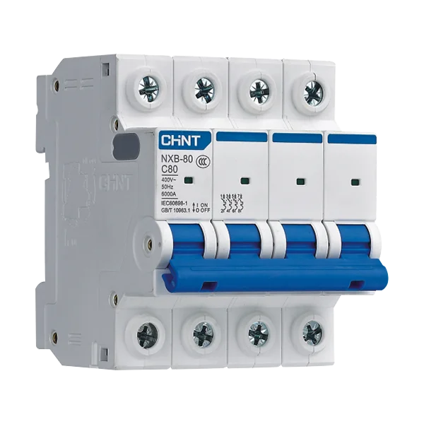 Chint original NXB-80 MCB 1P 1P+N 2P 80A CHNT Chint NXB-80 Mini Circuit Breaker
