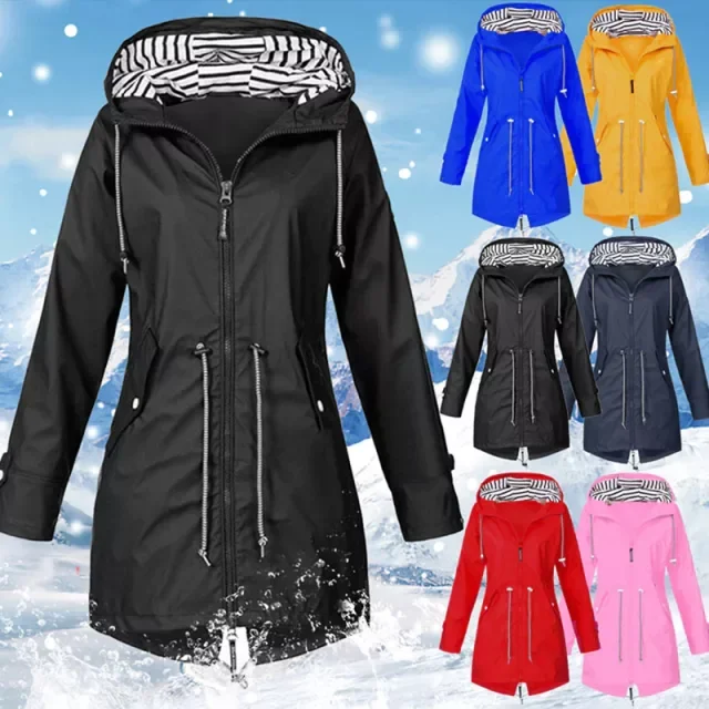Mountain Waterproof Jacket Outdoor Waterproof Outdoor Hooded Jacket running hiking women rain jacket