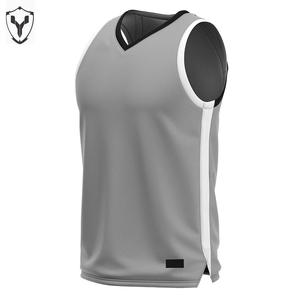 Comfortable Pakistani Made Wholesales Blank Latest Best Sublimated Reversible Custom Team Name Printed Basketball Jerseys Design