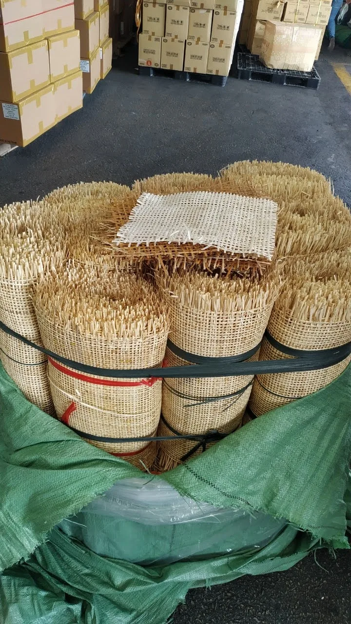 Wholesale Rattan Cane Webbing Roll/ Natural Mesh Furniture Bleached Rattan Cane Webbing Competitive Price