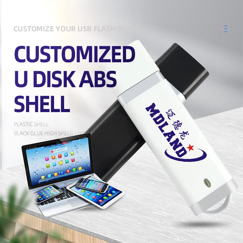 Usb-флеш-накопитель с логотипом на заказ 32/128/2 0 ГБ 64/3 0/256