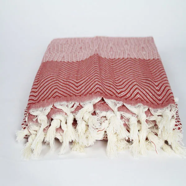 Свадебный подарок красное покрывало с рисунком из кирпича Турецкая мебель хлопка ручной работы очень мягкое большого размера