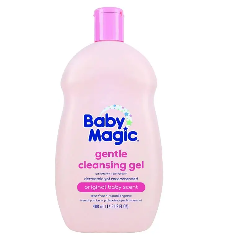 Baby Magic Gentle Cleansing Gel Camellia Oil & Marshmallow Root No Parabens Phthalates Sulfates Dyes 16.5oz (Case Pack of 6)