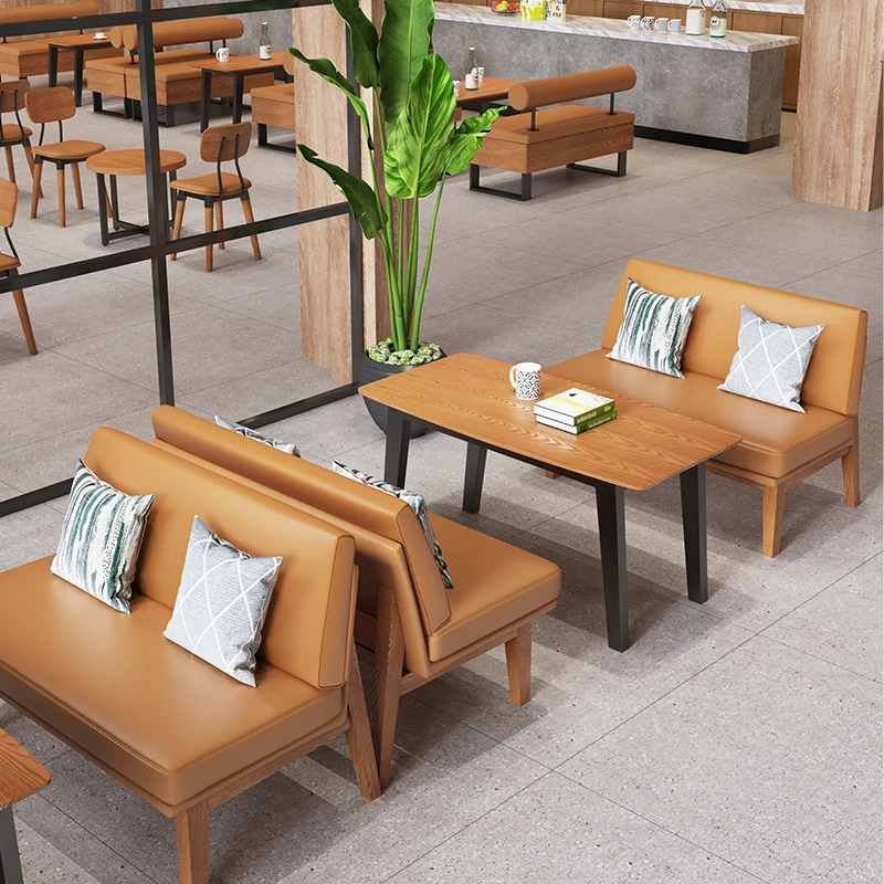 Customizable Restauration Restaurant Chair And Table Set Coffee Shop Style Unique Furniture Restorant Furniture Table Chair