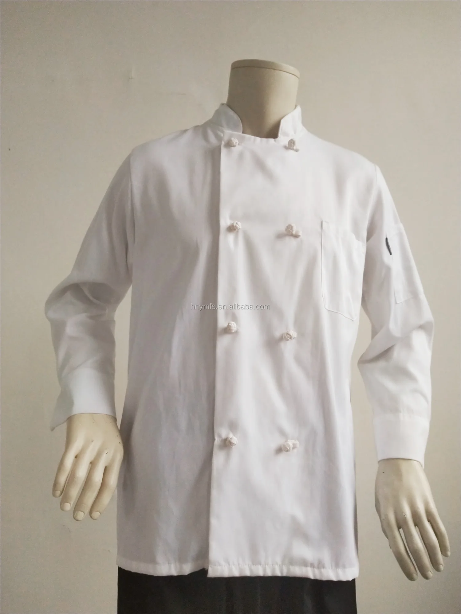 
Wholesales White Apparel Kitchen Chef Kitchen Uniform Fabric Bar Uniforms with Top Quality Fabric 