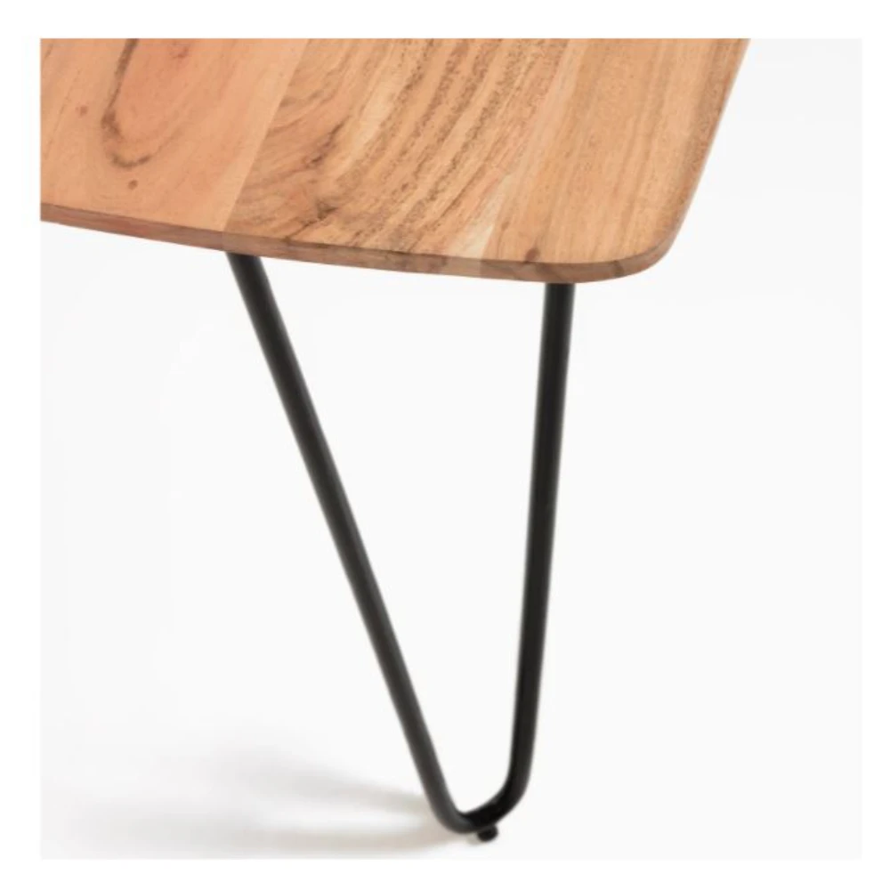 Промышленные обеденные столы в форме булавки базовая мебель из массива дерева и металла столовые наборы для использования столовой