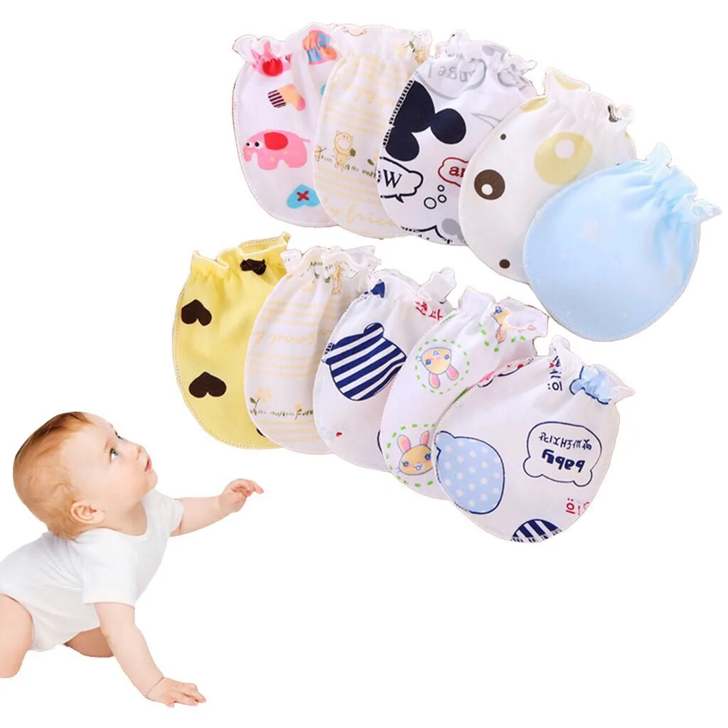  Мягкие хлопковые милые детские митенки Everystep перчатки без