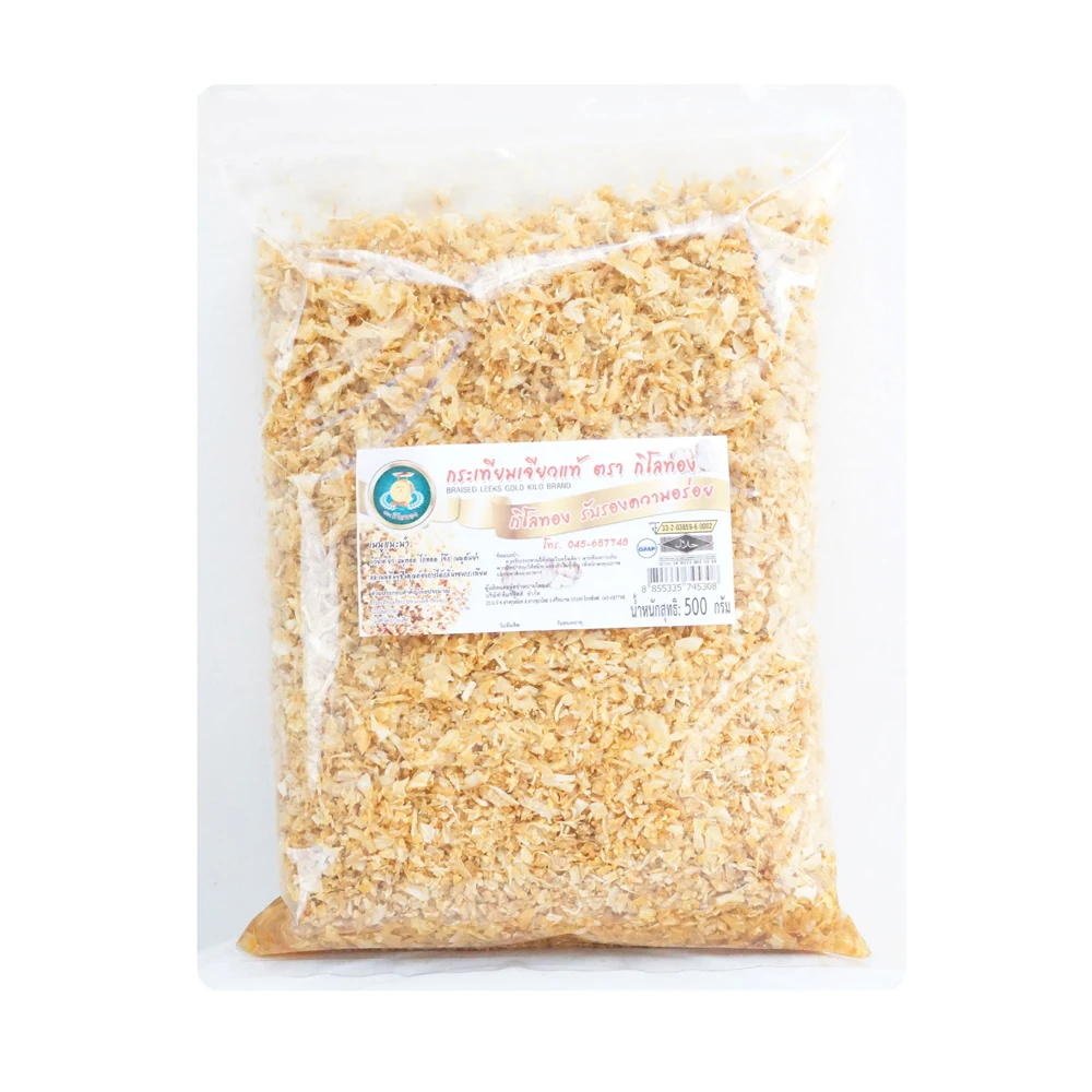 Hot Selling Fried Garlic Crisp in Pack - Flakes Fried Garlic Granules with GMP HACCP and HALAL Cerified