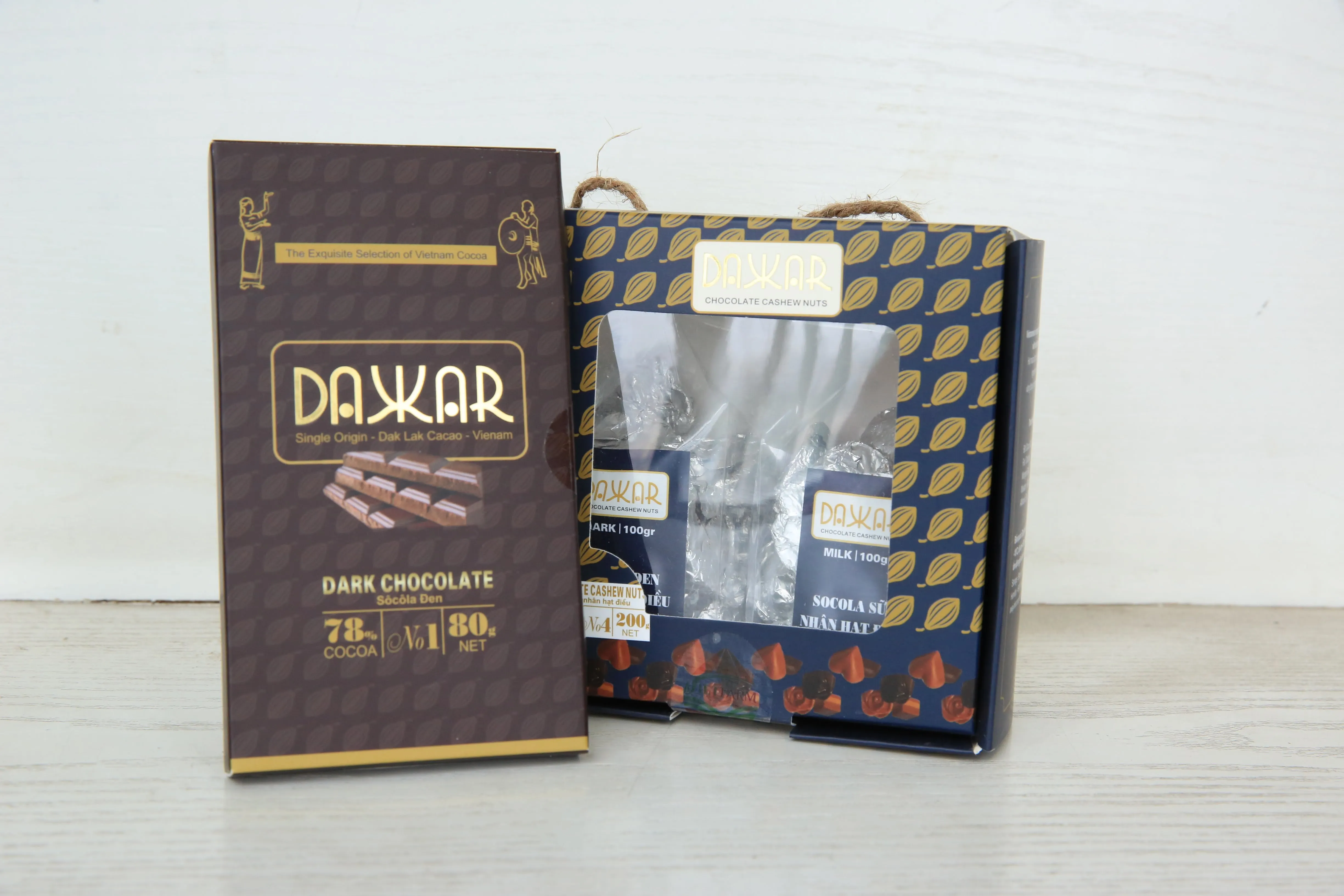 DAKAR Dark Chocolate Bar 78% Cocoa 80 g