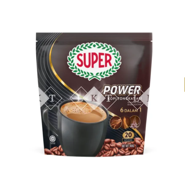 SUPER Power 6in1 Coffee with Tongkat Ali, Ginseng and Misai Kucing with Creamer