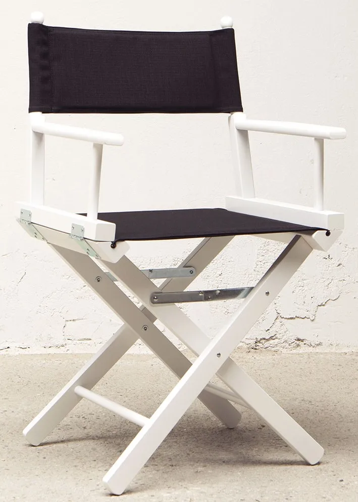 BLACK DIRECTOR P WOODEN FOLDING CHAIR SMART DESIGN TOP QUALITY ITALIAN STYLE COMFORT