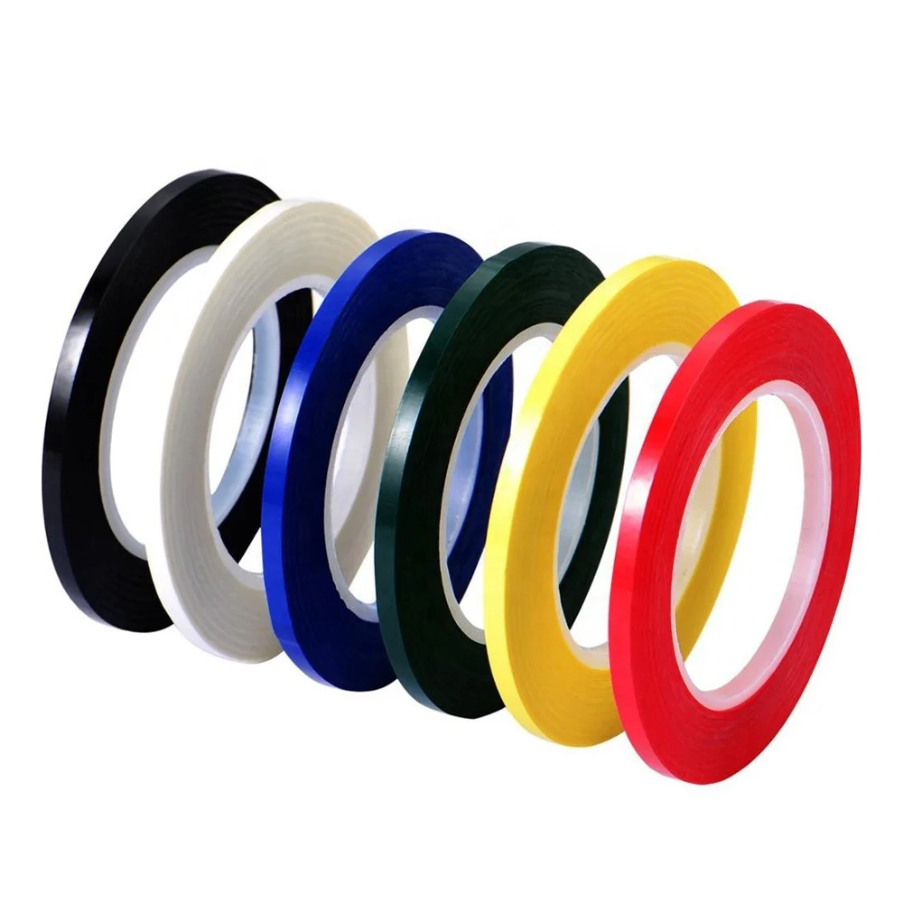 PE vinyl Glossy Black Skinny 3mm  white board artist marking grid tape