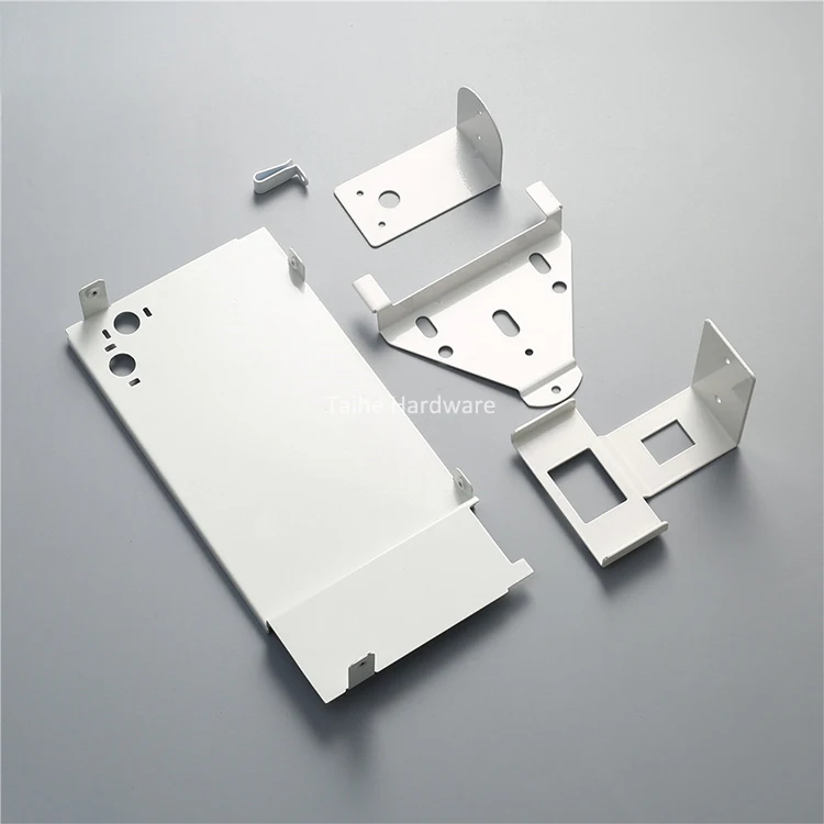 Factory Customizing Black Powder Coat Steel Stamping Brackets