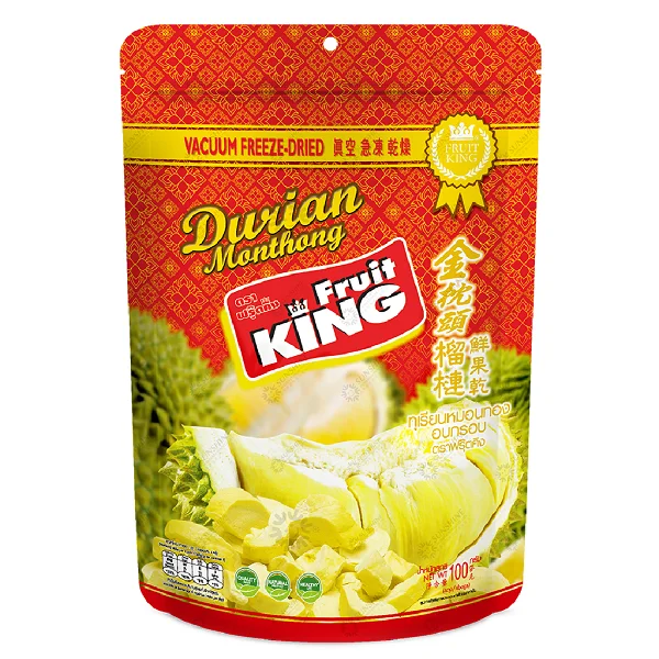 HIGH QUALITY VACUUM FREEZE DRIED : Durian Freeze Dried  Fruits 100% Natural
