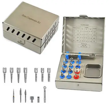 Dental Broken Screw Extractor Remove Implant kit Dental Remover Drill Driver Guide Implant Restoration Tools Kit