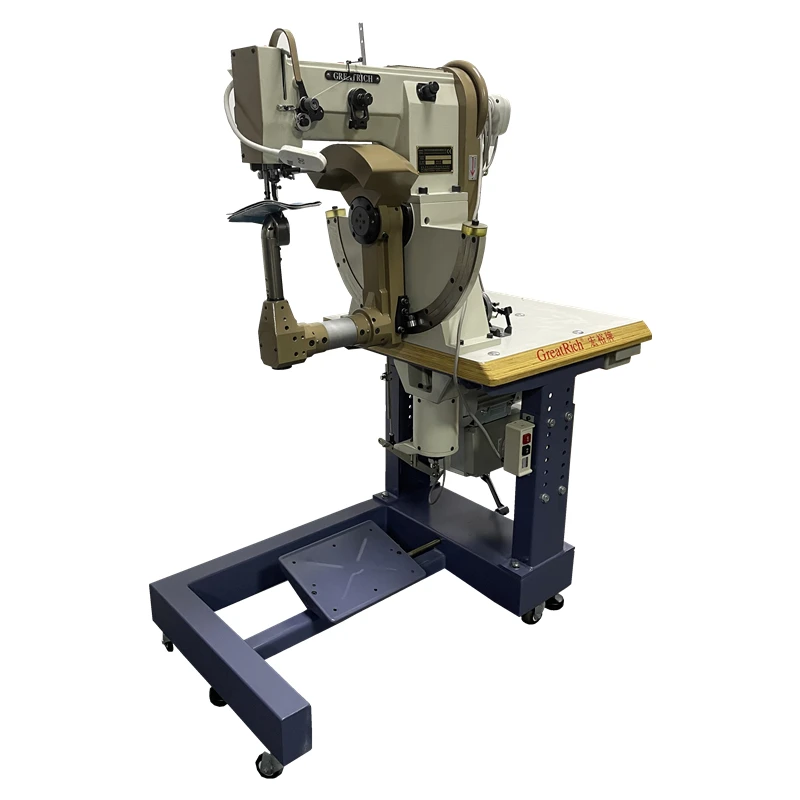 Swing Arm Heavy Duty Right Angle Side Portable Bag Sewing Machine GR-168FB