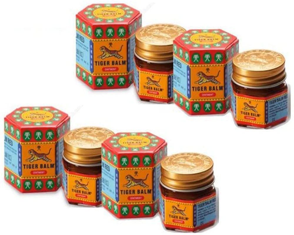 Tiger Balm Red Ointment - 9ml - Pack of 4