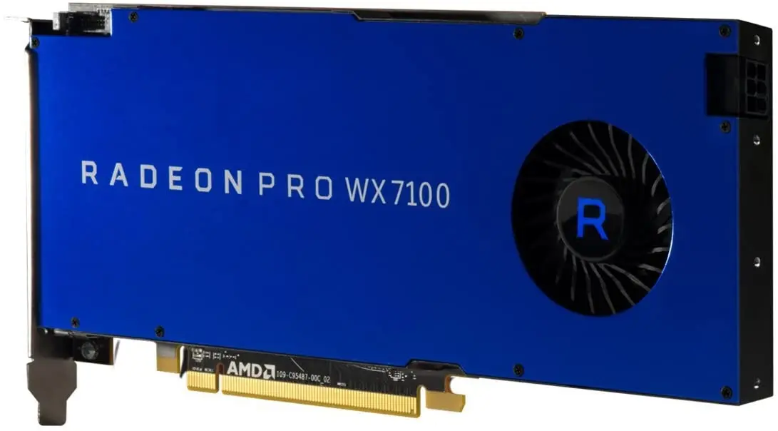 Видеокарты AMD Radeon Pro WX 7100 100-505826 8 Гб 256 бит GDDR5 рабочая станция