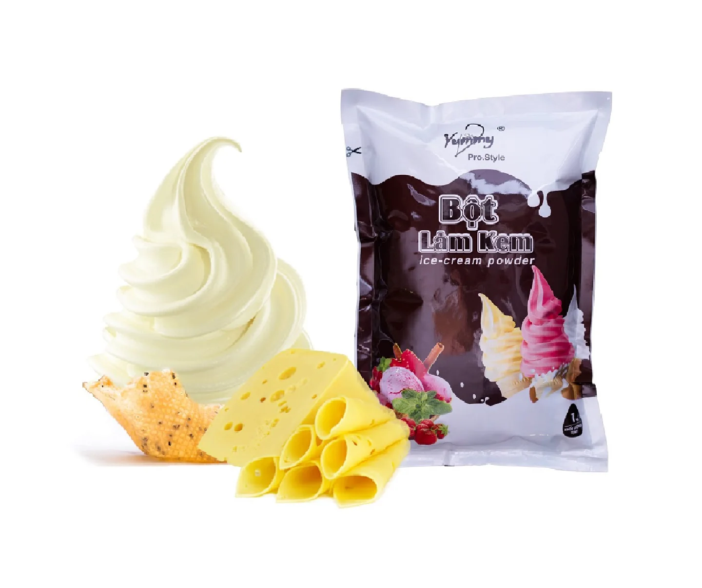 
Yummy Ice Cream Soft Ice Cream Making Powder DVA0013 Best Quality Product Hot Sell From Vietnam Food Hygiene 