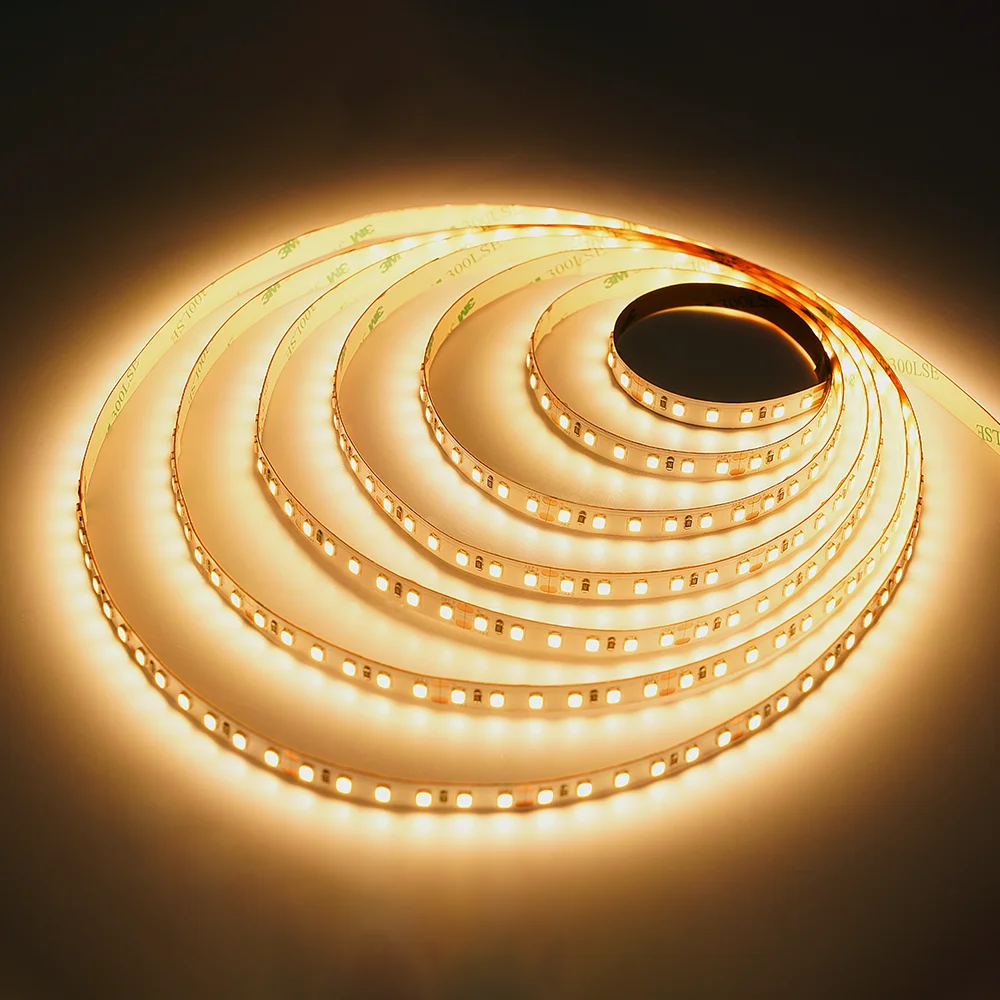 Профессиональная СВЕТОДИОДНАЯ лента SMD 2835 по низкой цене гибкая Водонепроницаемая ультра-яркая светодиодная 4000K 24 В постоянного тока умная Светодиодная