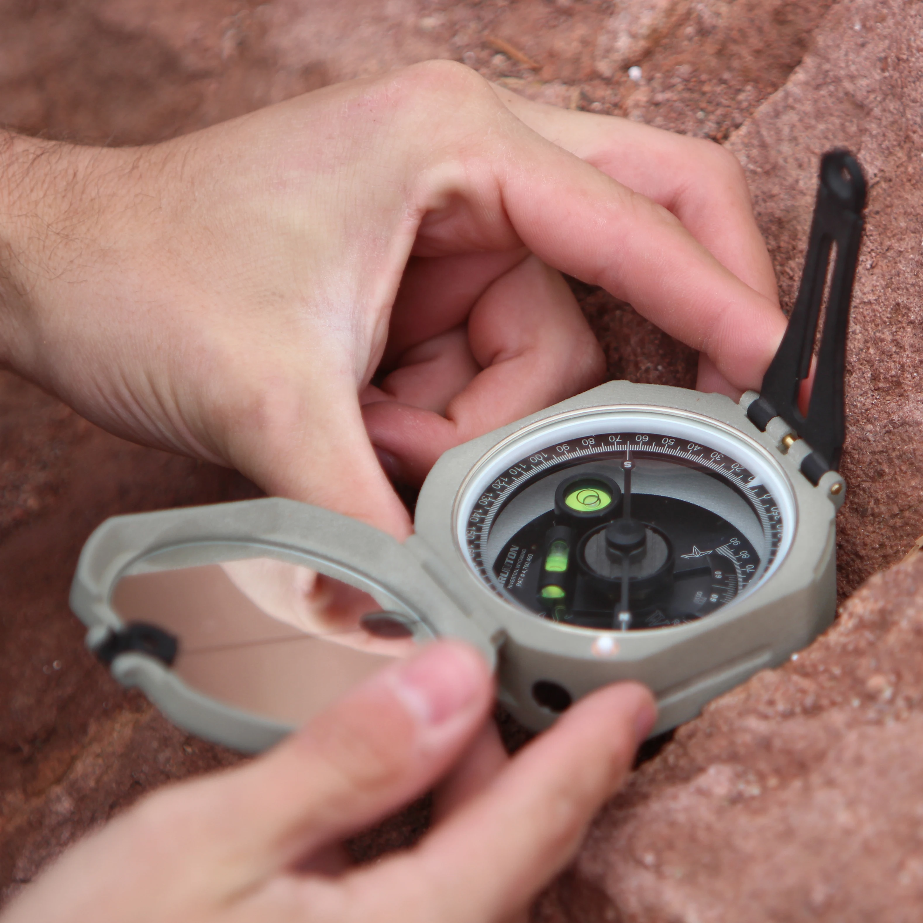 Compro Composite Transit Ultralight NdFeB Disk Magnet Internal Clinometer Compass Geological Quality for Outdoor