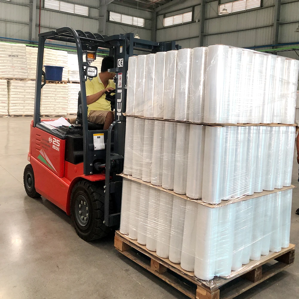 Переработанная эластичная пленка для упаковки полиэтилен Ldpe большой рулон пластика прозрачная полиэтиленовая легкая упаковка мягкая